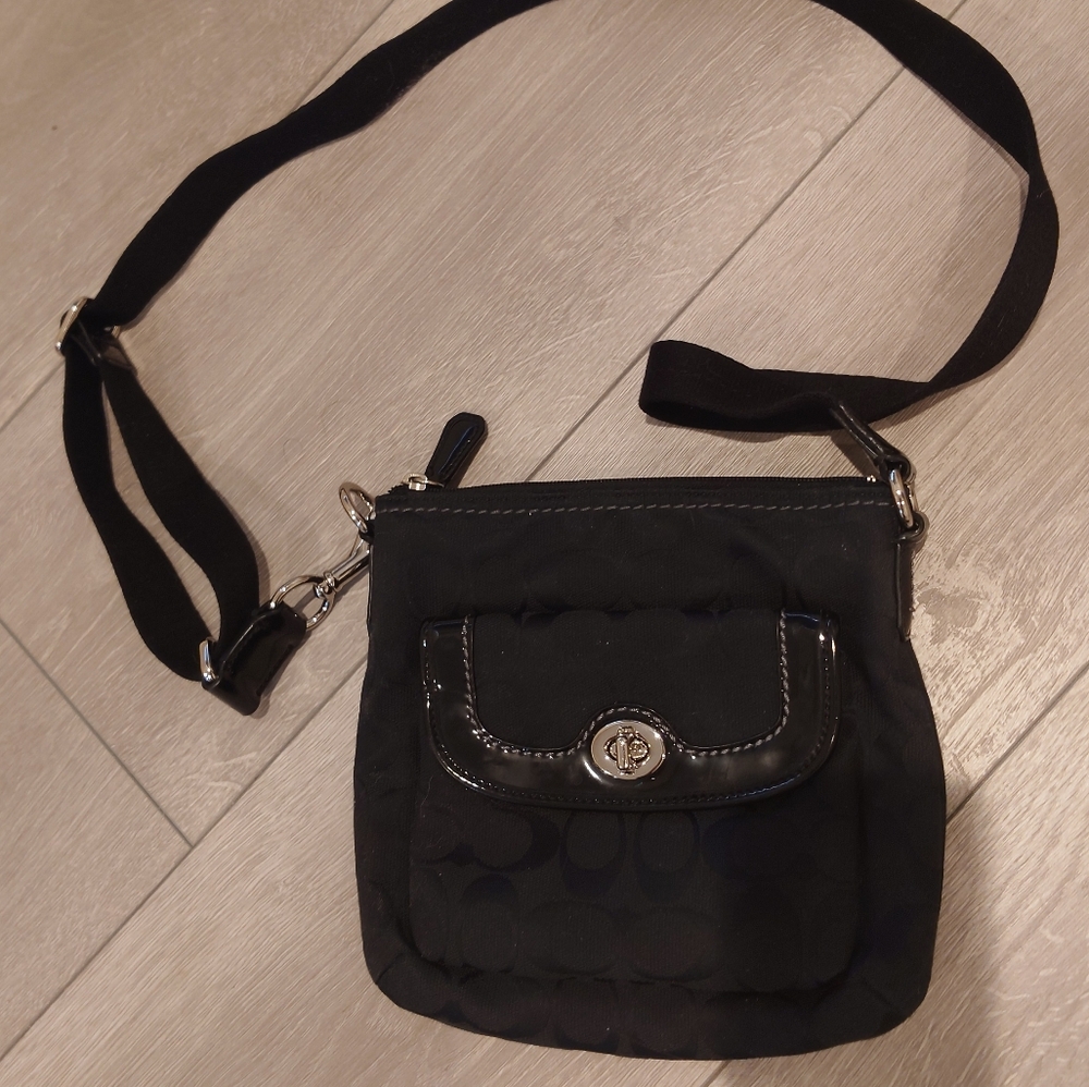 Coach logo crossbody